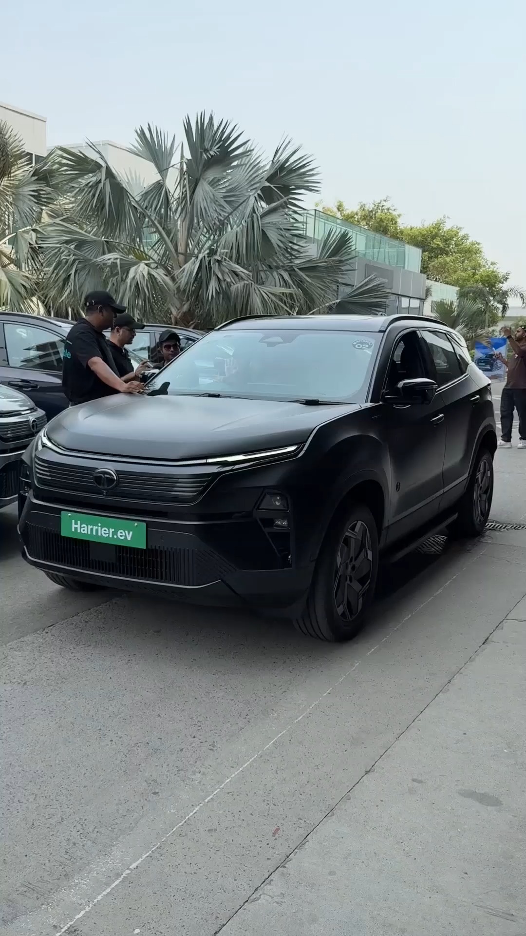 #TataHarrierEV #Stealth Edition... #NamasteCar #Cars #EV #TataMotors #Indian #SUV #ElectricCar
